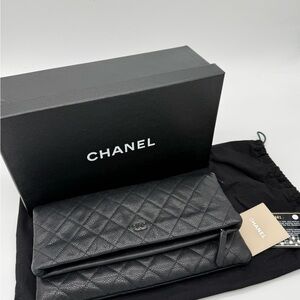 Preloved Chanel Caviar CC Beauty Clutch